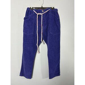 Vibrant Blue Corduroy Joggers